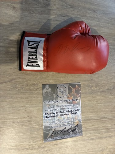 Daniel debios signed glove and - signed,