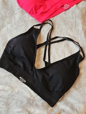 Multi Pack Soft Sports Bras. Medium Support. Low Back, Large. Removable pads. 