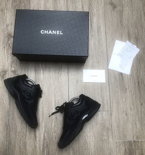 Chanel suede leather low - suede,