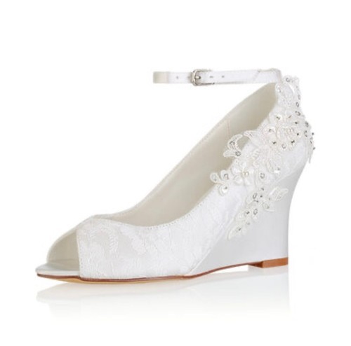 Ladies womens wedding - womens, wedge