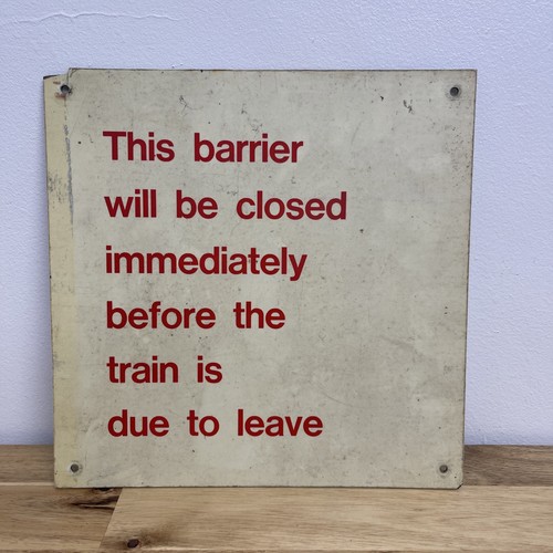 Original railway barrier - original,