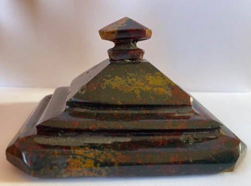 Pyramid shape unusual carved - shape,