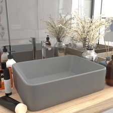  Luxury Wash Basin Bathroom Above Counter Sink Washroom Vanity Stone Sink F0E8