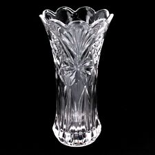 Clear Glass Flower Vase Heavy