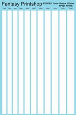 STRIPES WATER SLIDE TRANSFERS