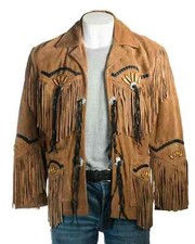 Men Western Cowboy Suede