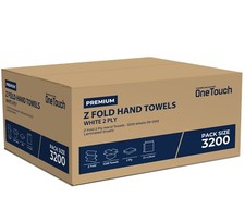 Z Fold Paper Hand Towel White