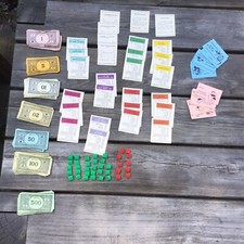 Vintage Monopoly Spares Money Houses Hotels Chance Community Chest Cards