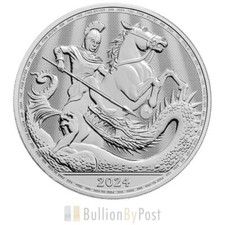 2024 St George & the Dragon 1oz Silver Coin