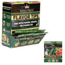 King Palm | Watermelon Wave | 2-100 Flavoured Filter Tips Squeeze Pop 2-50 packs