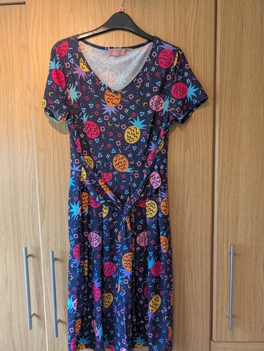 Popsy dress pineapple retro - dress,