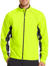 OGIO Velocity Mens Hi Viz Jacket Yellow Running Cycling Sports Weather Resistant