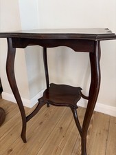Vintage Wooden Queen Anne Side