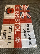 Bristol City Flag 5ft by 3ft 5x3 - Bristol City Football Flag Brand New Large