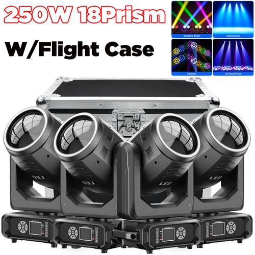 Led beam 250w rgbw - led, 18prism