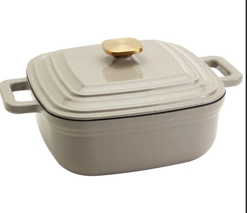 Gray 4quart enameled cast iron - 4quart,