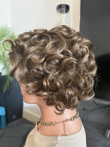 Paula young brown short curly - paula,