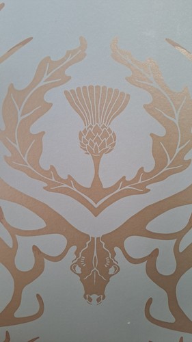 Barnaby gates deer damask - deer,