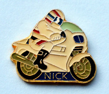"NICK" Motorbike Tie/Lapel Pin