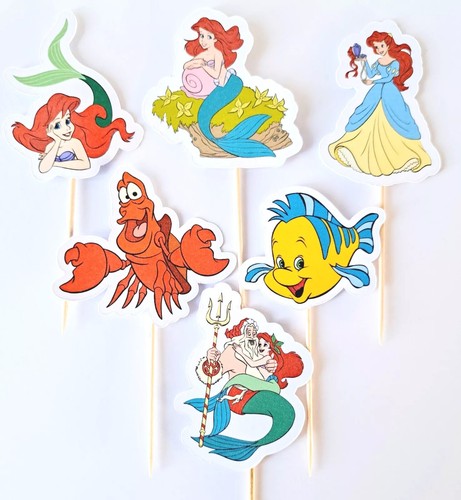 The little mermaid - mermaid, cupcake