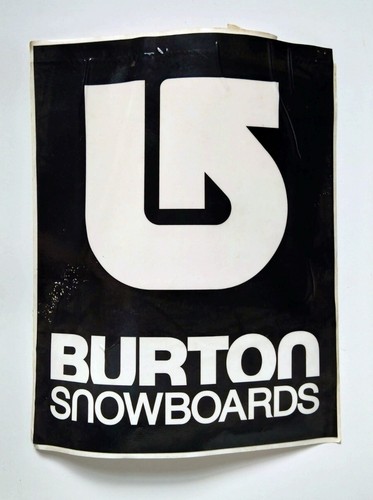 Burton snowboards large retro - burton,