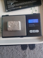 Scrap Silver Bar Poured From
