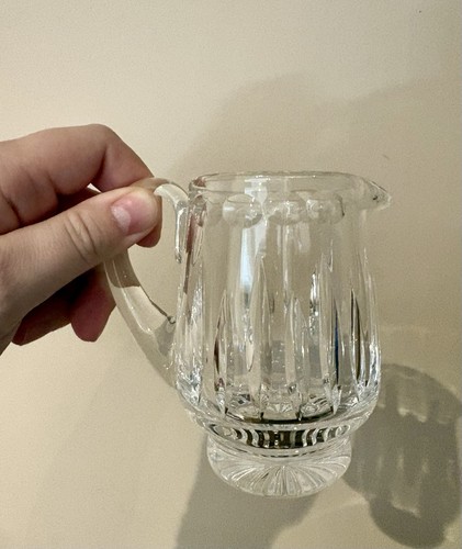 Vintage cut lead crystal milk - lead,