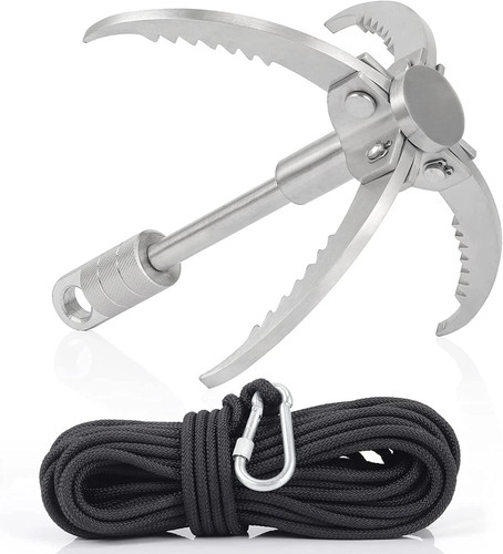 Large grappling hook with - hook, 65ft
