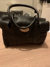 Mulberry Black Leather Ledbury
