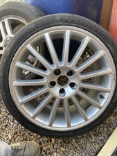 VW R32 Replica wheels. 7 Wheels With Curb Damage And One With A Crack.
