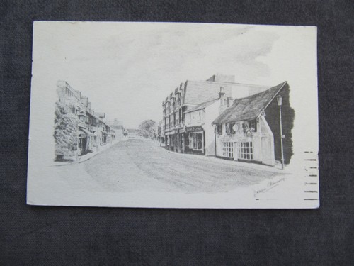 1990s postcard sketch - 1990s, of