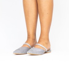 Ladies Womens Pointed Toe Flat