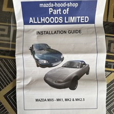 Mazda MX5 MK1 - Miata Black