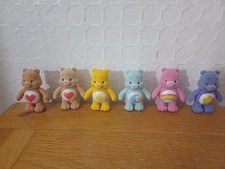 Vintage flocked care - 6x, bears