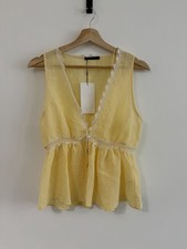 Zara Yellow And Lace Size