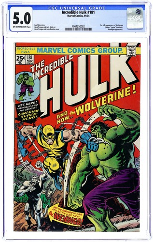 Incredible hulk 181 - incredible, cgc