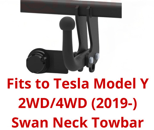 Swan neck tow bar for - swan,