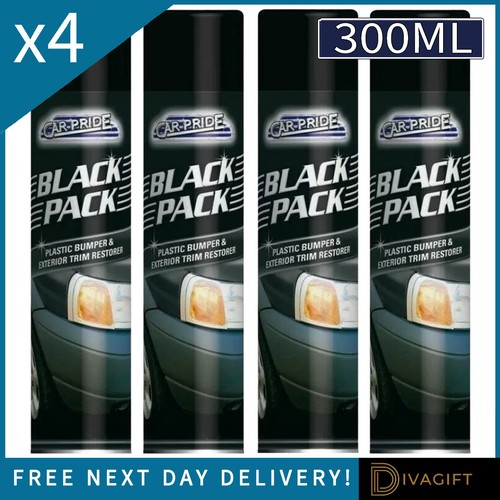 Black plastic bumper trim - 4,
