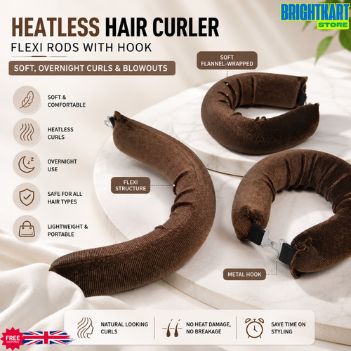 Heatless hair curler - hair,