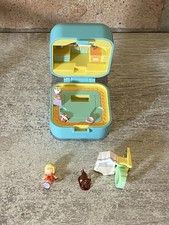 100% Complete  Polly Pocket Polly's Dinner Time Ring Case and Ring 1991