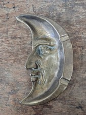 Antique Brass Man In The Moon
