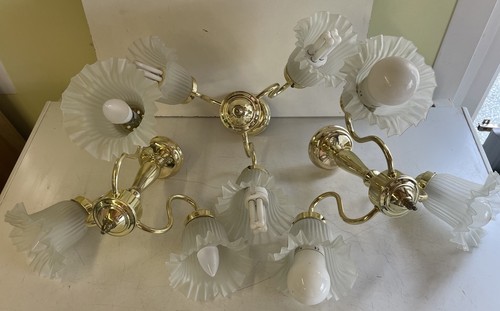 Three arm chandeliers - three, 3-arm