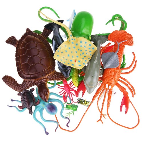 Large sea animal figures toys - large,