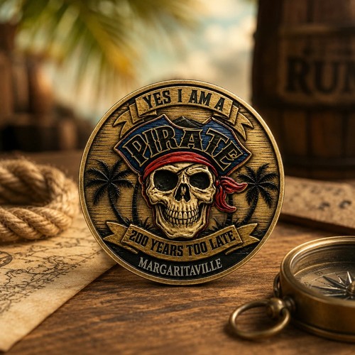Jimmy buffett pirate skull - pirate,