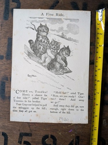 Louis wain antique - antique, cat