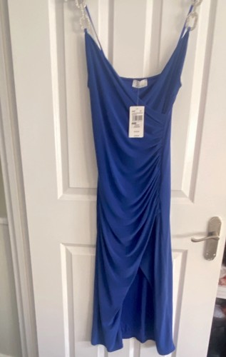 Quiz blue midi dress size - dress,