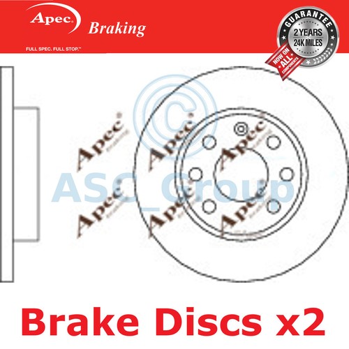 Apec braking 236mm solid - 2x, oe