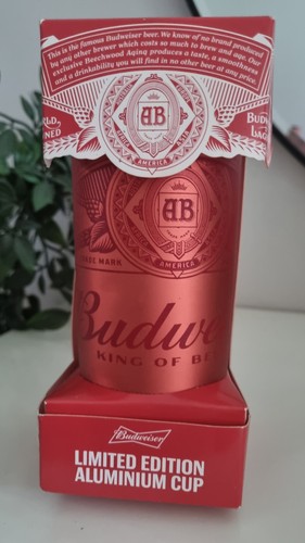 Budweiser aluminium cup - aluminium,