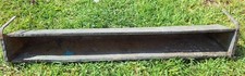 Vintage Eltex Galvanised Chicken Poultry Bird Feeder Trough