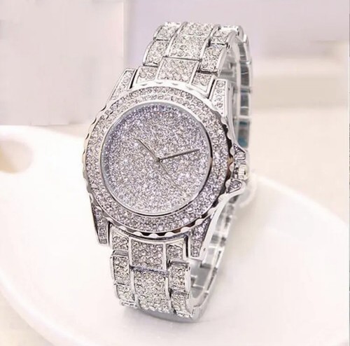 Bling quartz watch - bling, hip